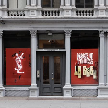 ysl pop up store soho|YSL soho.